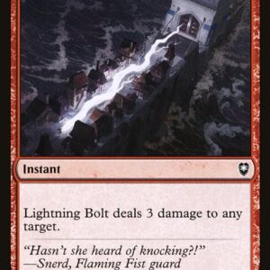 Commander Legends: Battle for Baldur's Gate - 187 - Lightning Bolt - Common - R - Non-foil