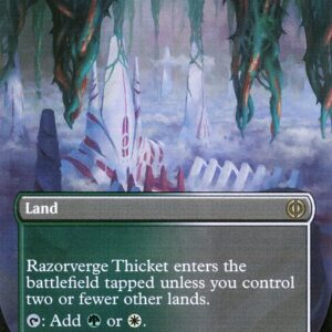 Phyrexia: All Will Be One - 373 - Razorverge Thicket - Rare - C - Foil