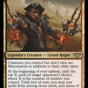 Outlaws of Thunder Junction - 215 - Laughing Jasper Flint - Rare - BR - Non-foil