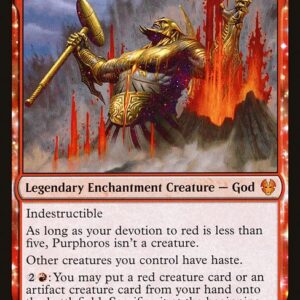 Theros Beyond Death - 150 - Purphoros, Bronze-Blooded - Mythic - R - Foil