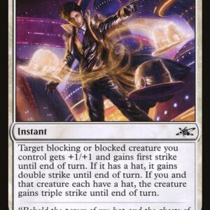 Unfinity - 13 - Hat Trick - Common - W - Foil