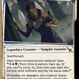 Murders at Karlov Manor - 359 - Etrata, Deadly Fugitive - Mythic - UB - Non-foil