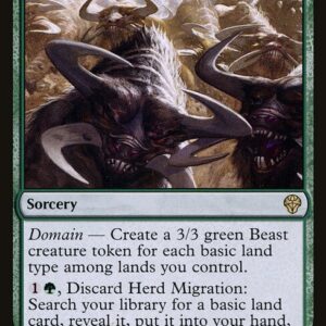 Dominaria United - 165 - Herd Migration - Rare - G - Foil
