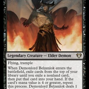 Commander Masters - 151 - Demonlord Belzenlok - Rare - B - Non-foil