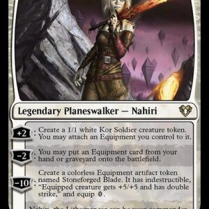 Commander Masters - 45 - Nahiri, the Lithomancer - Rare - W - Foil
