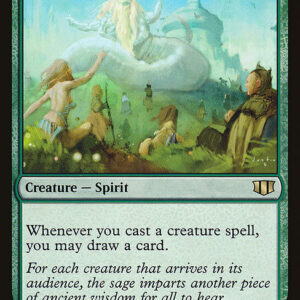 Commander 2014 - 211 - Primordial Sage - Rare - G - Non-foil (Front)