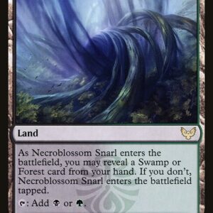 Strixhaven: School of Mages - 269 - Necroblossom Snarl - Rare - C - Foil