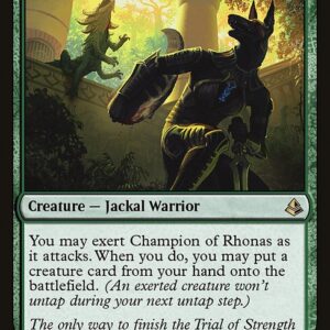 Amonkhet - 159 - Champion of Rhonas - Rare - G - Foil