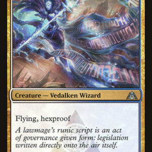 Dragon's Maze - 53 - Ascended Lawmage - Uncommon - WU - Non-foil (Front)