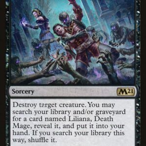 Core Set 2021 - 329 - Liliana's Scorn - Rare - B - Non-foil (Front)