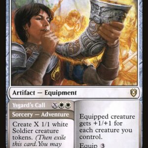 Commander Legends: Battle for Baldur's Gate - 26 - Horn of Valhalla // Ysgard's Call - Rare - W - Non-foil