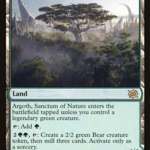 The Brothers' War - 256a - Argoth, Sanctum of Nature - Rare - C - Foil