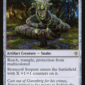 Throne of Eldraine - 235 - Stonecoil Serpent - Rare - C - Foil