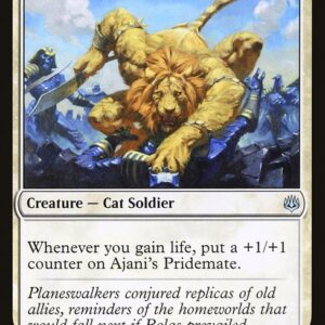 War of the Spark - 4 - Ajani's Pridemate - Uncommon - W - Non-foil (Front)