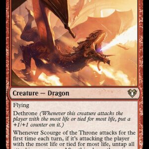 Commander Masters - 253 - Scourge of the Throne - Rare - R - Foil