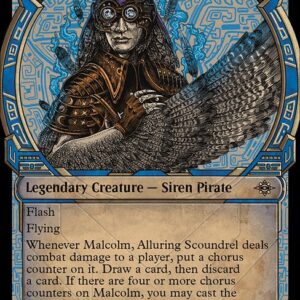 The Lost Caverns of Ixalan - 293 - Malcolm, Alluring Scoundrel - Rare - U - Non-foil (Front)