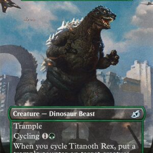 Ikoria: Lair of Behemoths - 377 - Titanoth Rex - Uncommon - G - Foil (Front)