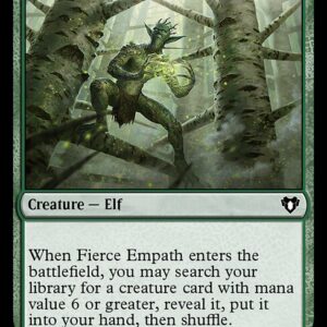 Commander Masters - 288 - Fierce Empath - Common - G - Foil