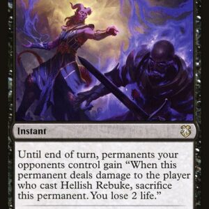 Forgotten Realms Commander - 26 - Hellish Rebuke - Rare - B - Non-foil (Front)