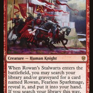 Throne of Eldraine - 307 - Rowan's Stalwarts - Rare - R - Non-foil