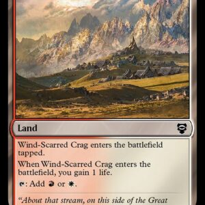 Tales of Middle-earth Commander - 344 - Wind-Scarred Crag - Common - C - Non-foil