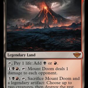 The Lord of the Rings: Tales of Middle-earth - 258 - Mount Doom - Mythic - C - Foil
