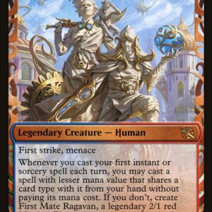 March of the Machine - 302 - Baral and Kari Zev - Rare - UR - Non-foil