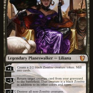 Midnight Hunt Commander - 121 - Liliana, Death's Majesty - Mythic - B - Non-foil (Front)