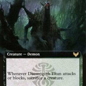 Strixhaven: School of Mages - 339 - Daemogoth Titan - Rare - BG - Foil