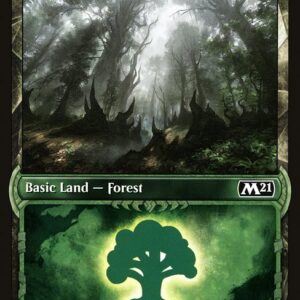 Core Set 2021 - 313 - Forest - Common - C - Foil (Front)