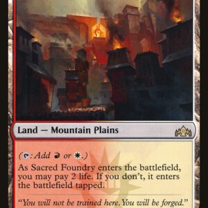 Guilds of Ravnica - 254 - Sacred Foundry - Rare - C - Foil