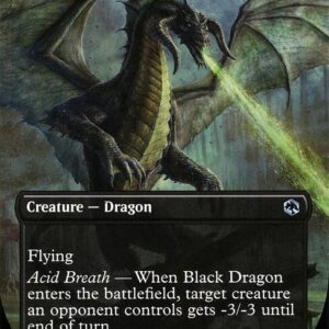 Adventures in the Forgotten Realms - 291 - Black Dragon - Uncommon - B - Non-foil