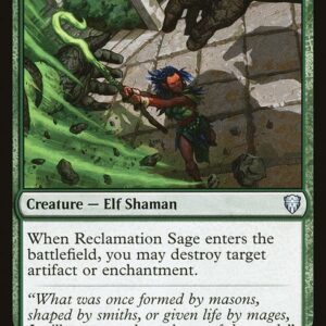 Commander Legends - 248 - Reclamation Sage - Uncommon - G - Non-foil
