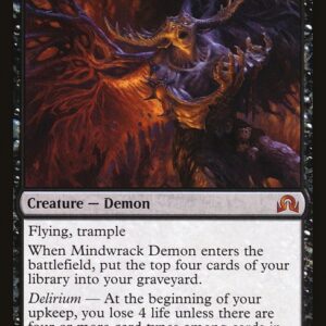 Shadows over Innistrad - 124 - Mindwrack Demon - Mythic - B - Non-foil