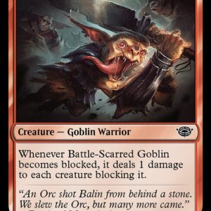 The Lord of the Rings: Tales of Middle-earth - 115 - Battle-Scarred Goblin - Common - R - Foil