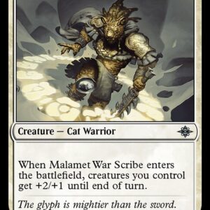The Lost Caverns of Ixalan - 21 - Malamet War Scribe - Uncommon - W - Non-foil (Front)