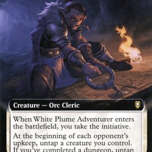 Commander Legends: Battle for Baldur's Gate - 558 - White Plume Adventurer - Rare - W - Non-foil