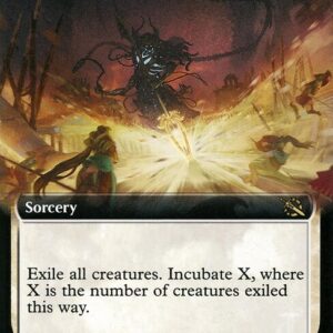 March of the Machine - 349 - Sunfall - Rare - W - Foil