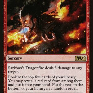 Core Set 2019 - 298 - Sarkhan's Dragonfire - Rare - R - Non-foil