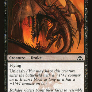 Dragon's Maze - 28 - Rakdos Drake - Common - B - Non-foil (Front)