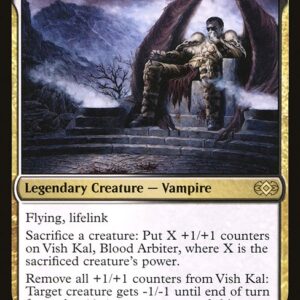 Double Masters - 226 - Vish Kal, Blood Arbiter - Rare - WB - Foil