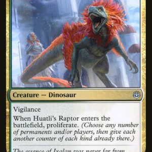 War of the Spark - 200 - Huatli's Raptor - Uncommon - WG - Non-foil (Front)