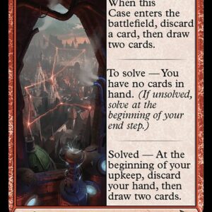 Murders at Karlov Manor - 114 - Case of the Crimson Pulse - Rare - R - Non-foil