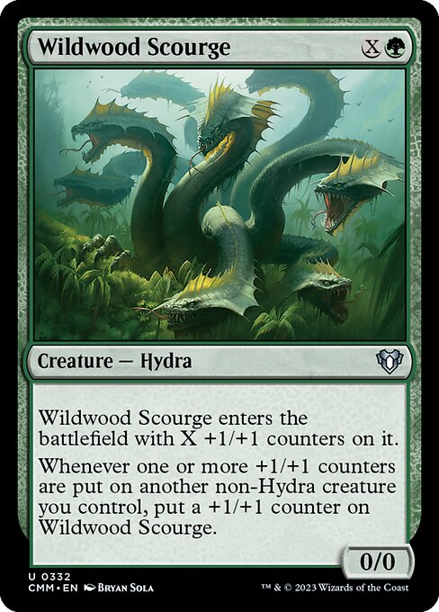 Commander Masters - 332 - Wildwood Scourge - Uncommon - G - Non-foil