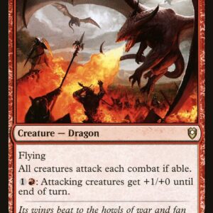 Commander Legends: Battle for Baldur's Gate - 814 - Warmonger Hellkite - Rare - R - Non-foil