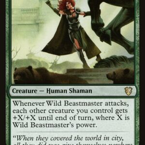 Midnight Hunt Commander - 146 - Wild Beastmaster - Rare - G - Non-foil (Front)