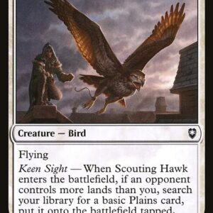 Commander Legends: Battle for Baldur's Gate - 41 - Scouting Hawk - Common - W - Non-foil