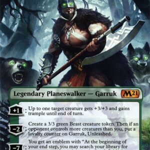 Core Set 2021 - 284 - Garruk, Unleashed - Mythic - G - Foil (Front)