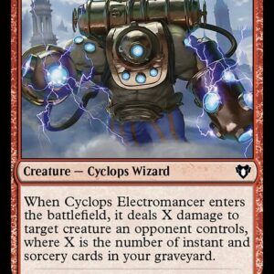Commander Masters - 212 - Cyclops Electromancer - Common - R - Foil
