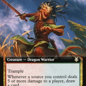 Forgotten Realms Commander - 314 - Dragonborn Champion - Rare - RG - Non-foil (Front)